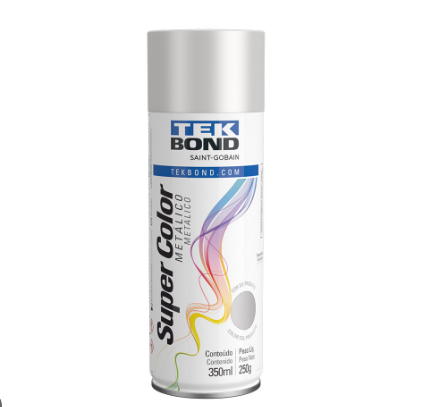 Tinta Spray Tekbond  Prata Metálico
