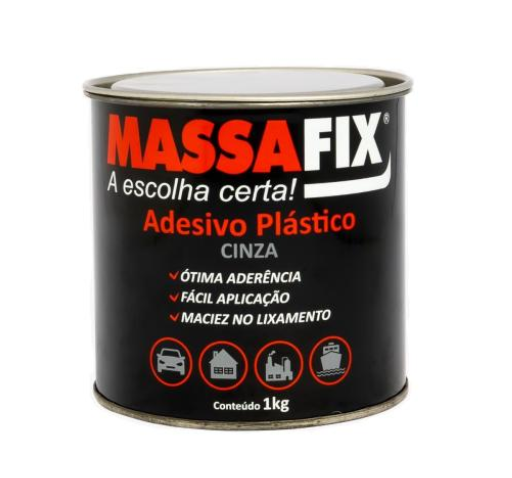 Adesivo Plástico Cinza 1000