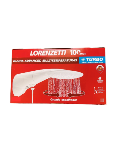 Chuveiro Ducha 4t Lorenzetti Advanced Turbo 220v / 7500w