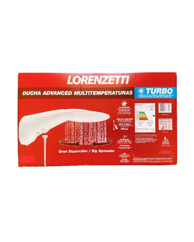 Chuveiro Ducha 4t Lorenzetti Advanced Turbo 220v / 7500w