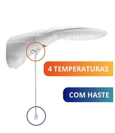 Chuveiro Ducha 4t Lorenzetti Advanced Turbo 220v / 7500w