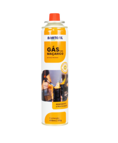 Gás para Maçarico Bartofil 400ml/215g