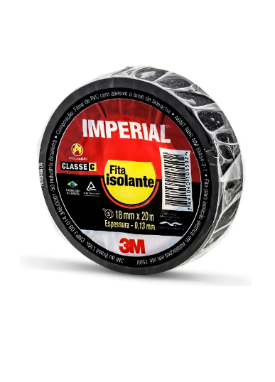 Fita Isolante Imperial 3m 18mm X 20m