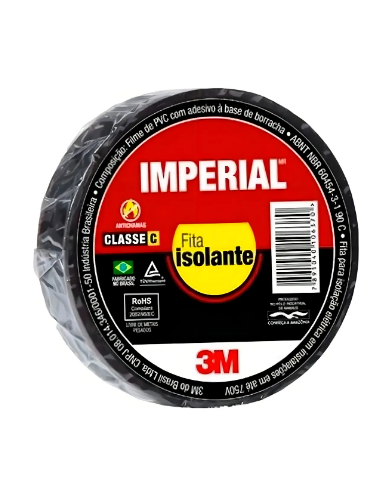 Fitas Isolante 18x5 Metros Imperial