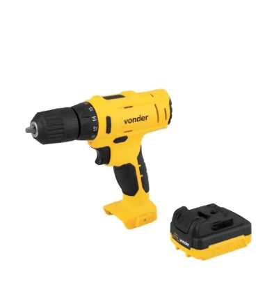Furadeira Parafusadeira A Bateria Vonder PFV120 12V Bivolt