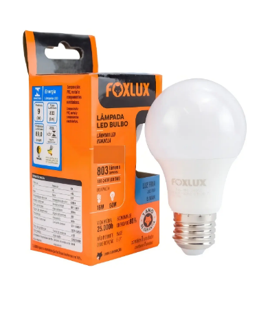 Lâmpada LED Bulbo Certificada 15W 6500K